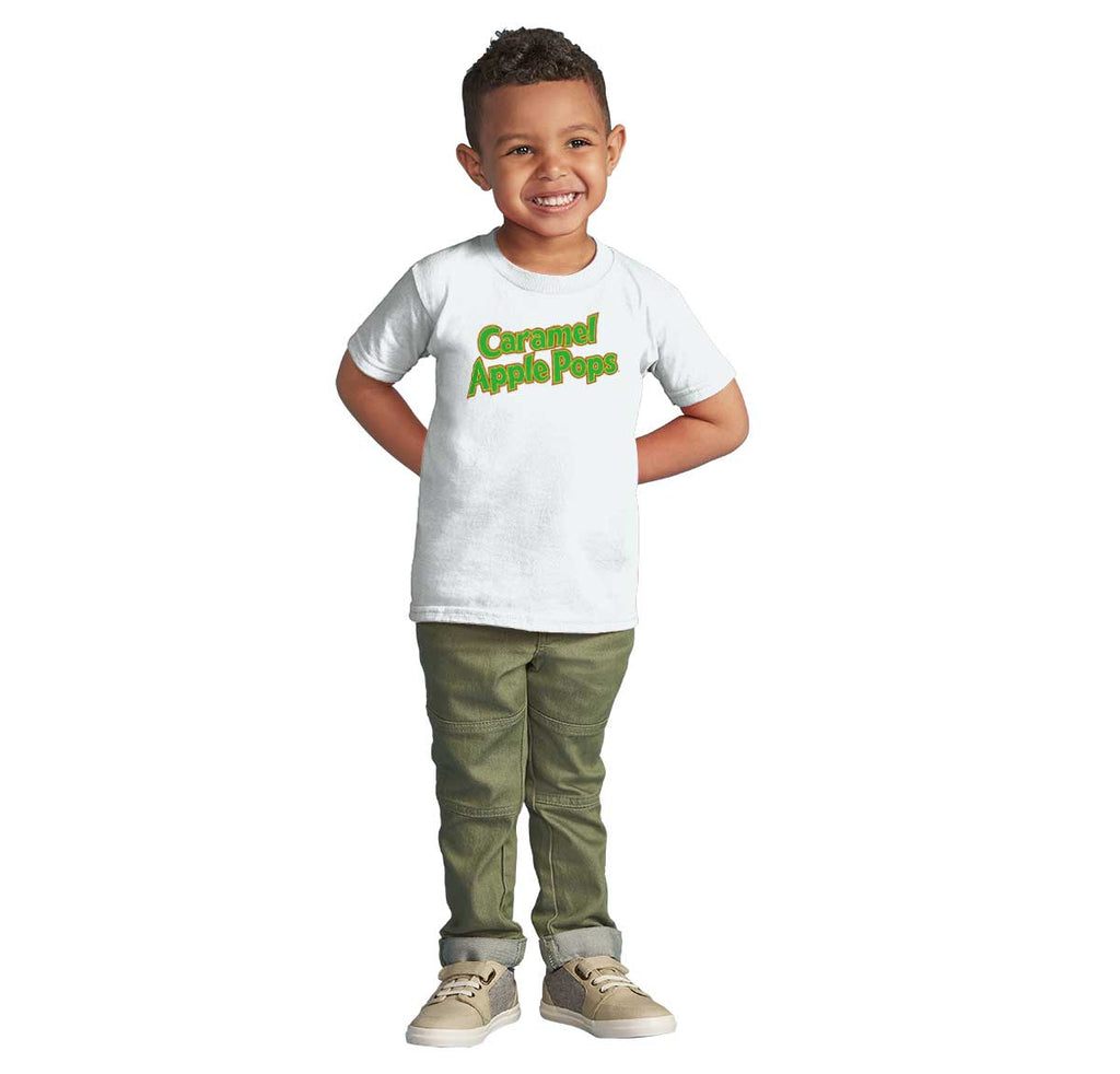 Caramel Apple Pops Infant Toddler T Shirt-Direct To Garment Print-Brisco Baby