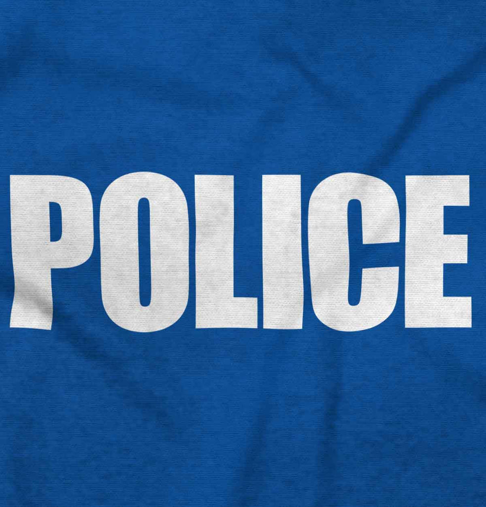 Police Force Solid Baby Pajama Top-Direct To Garment Print-Brisco Baby