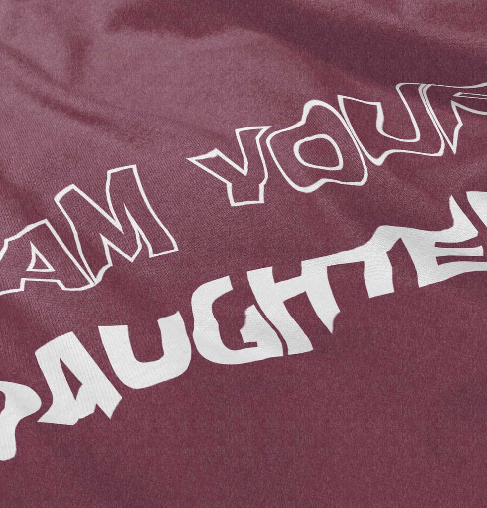 I Am Your Daughter Football Romper Bodysuit-Direct To Garment Print-Brisco Baby