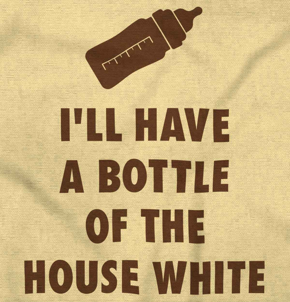 House White Romper Bodysuit-Direct To Garment Print-Brisco Baby