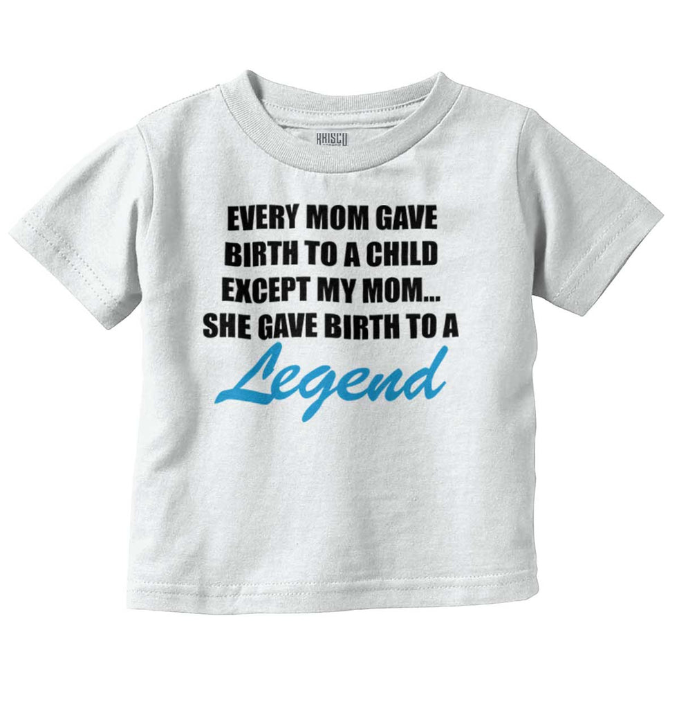Birth To A Legend Infant Toddler T Shirt-Direct To Garment Print-Brisco Baby
