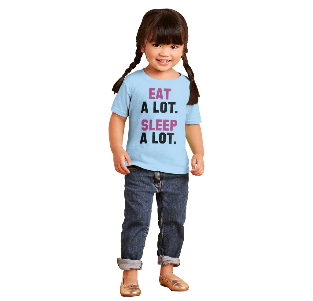 Sleep A Lot Infant Toddler T Shirt-Direct To Garment Print-Brisco Baby