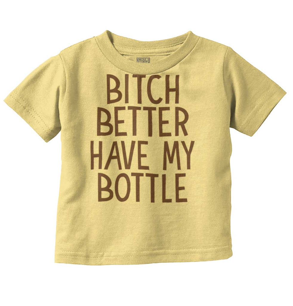 My Bottle Infant Toddler T Shirt-Direct To Garment Print-Brisco Baby