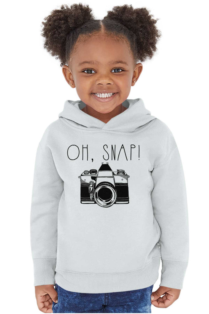 Oh Snap Camera Toddler Pullover Hoodie-Direct To Garment Print-Brisco Baby