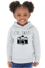 Oh Snap Camera Toddler Pullover Hoodie-Direct To Garment Print-Brisco Baby