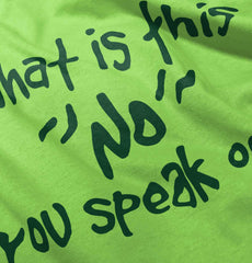 What is No Romper Bodysuit-Direct To Garment Print-Brisco Baby