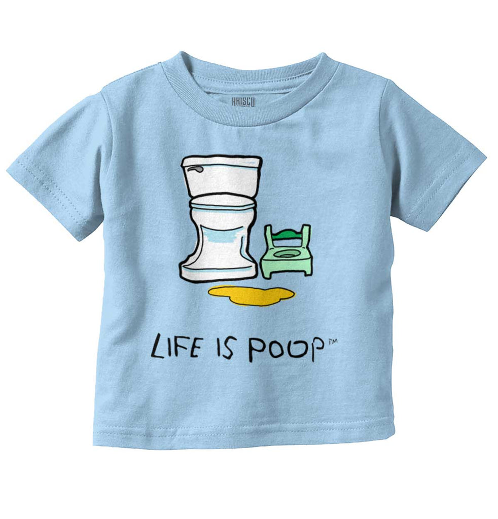 Potty Train Infant Toddler T Shirt-Direct To Garment Print-Brisco Baby