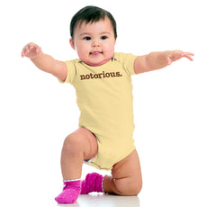 Notorious Romper Bodysuit-Direct To Garment Print-Brisco Baby