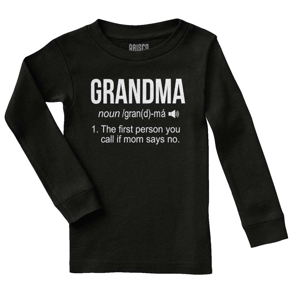 Grandma Solid Baby Pajama Top-Direct To Garment Print-Brisco Baby