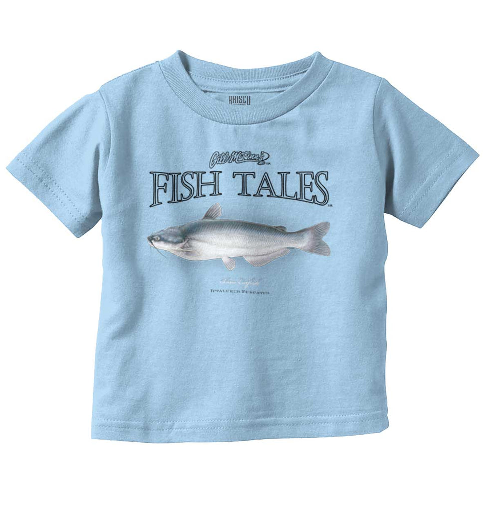 Blue Catfish Infant Toddler T Shirt-Direct To Garment Print-Brisco Baby