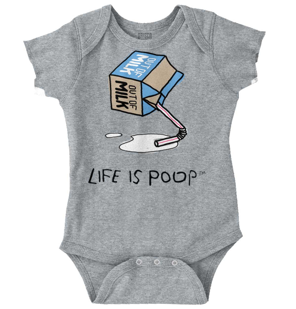 Out of Milk Romper Bodysuit-Direct To Garment Print-Brisco Baby
