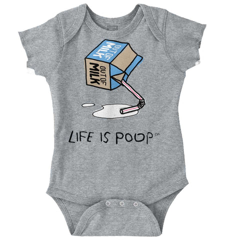 Out of Milk Romper Bodysuit-Direct To Garment Print-Brisco Baby
