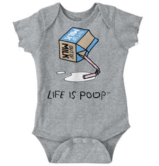 Out of Milk Romper Bodysuit-Direct To Garment Print-Brisco Baby