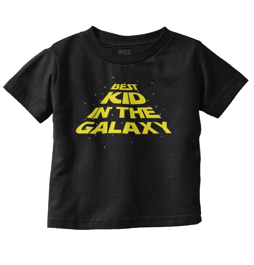 Best Kid In The Galaxy Infant Toddler T Shirt-Direct To Garment Print-Brisco Baby