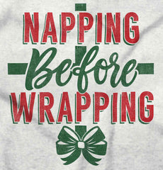Napping Before Wrapping Infant Toddler T Shirt-Direct To Garment Print-Brisco Baby