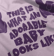 Adorable Looks Like Infant Toddler T Shirt-Direct To Garment Print-Brisco Baby