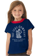 The Icee Company Toddler Ruffled Trim T-Shirt-Direct To Garment Print-Brisco Baby