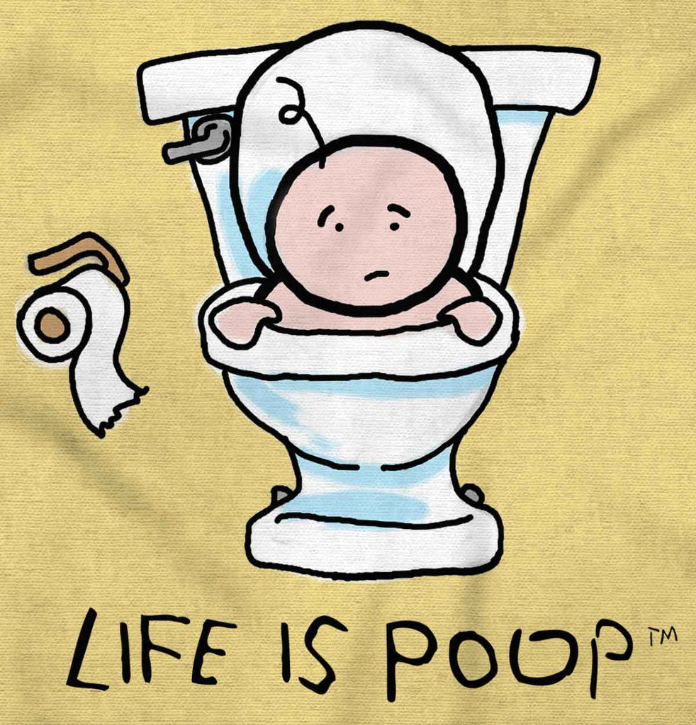 Baby Toilet Infant Toddler T Shirt-Direct To Garment Print-Brisco Baby