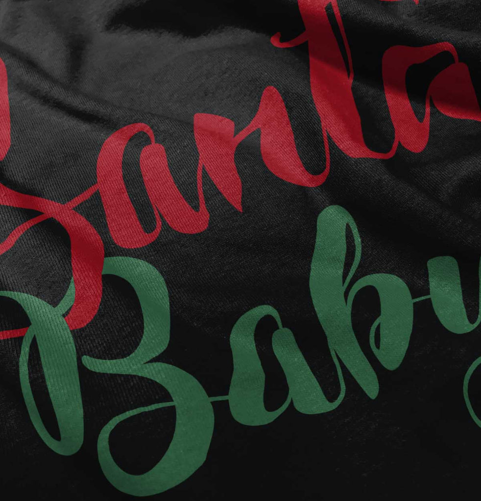 Santa Baby Infant Baby Bib-Direct To Garment Print-Brisco Baby