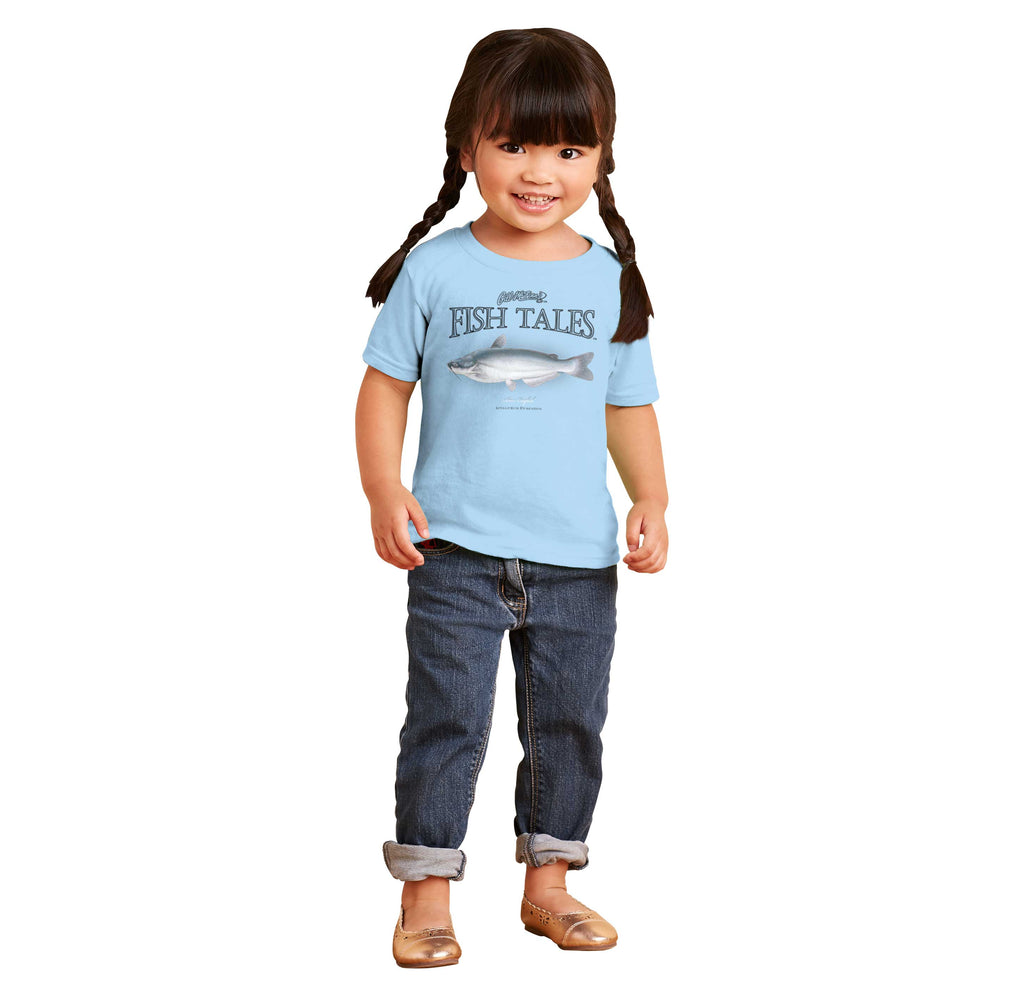 Blue Catfish Infant Toddler T Shirt-Direct To Garment Print-Brisco Baby