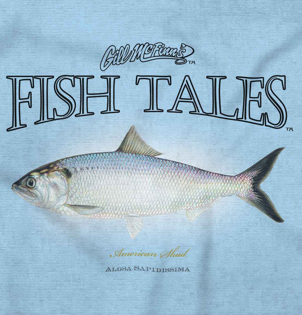 American Shad Infant Toddler T Shirt-Direct To Garment Print-Brisco Baby