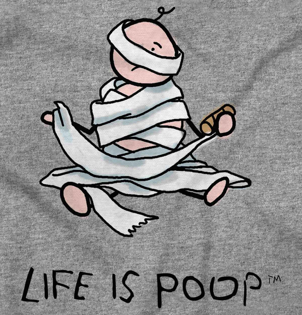 Baby Toilet Paper Infant Toddler T Shirt-Direct To Garment Print-Brisco Baby