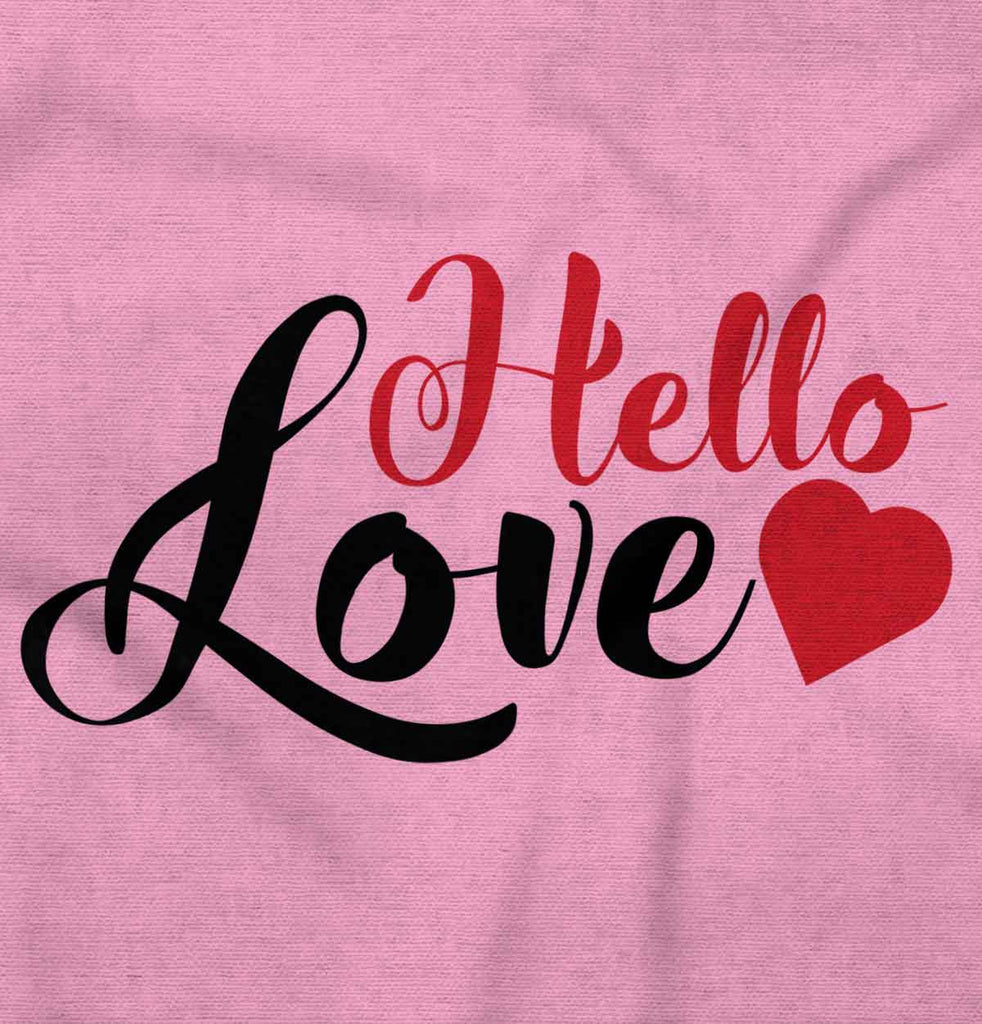 Hello Love Maternity T-Shirt-Direct To Garment Print-Brisco Baby