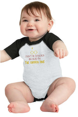 Jealous Of Chosen One Raglan Romper Bodysuit-Direct To Garment Print-Brisco Baby