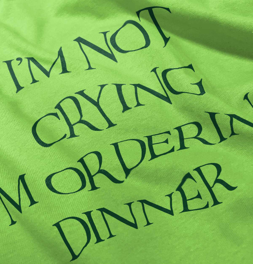 I'm Not Crying Romper Bodysuit-Direct To Garment Print-Brisco Baby