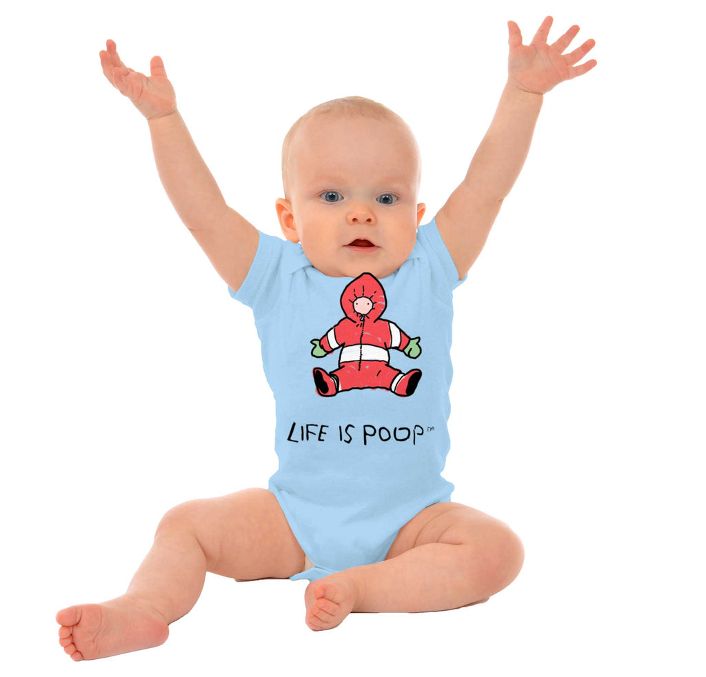 Winter Jacket Romper Bodysuit-Direct To Garment Print-Brisco Baby