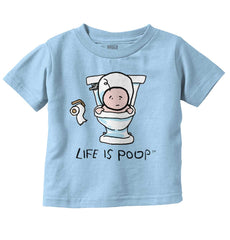 Baby Toilet Infant Toddler T Shirt-Direct To Garment Print-Brisco Baby