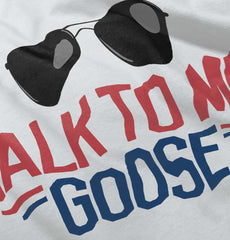 Talk To Me Goose Infant Baby Bib-Direct To Garment Print-Brisco Baby