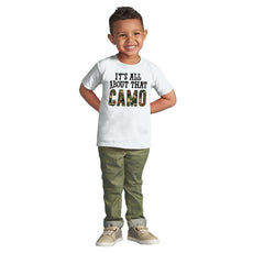 Its All About That Camo Infant Toddler T Shirt-Direct To Garment Print-Brisco Baby