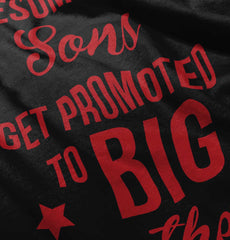 Awesome Sons Promoted Infant Baby Bib-Direct To Garment Print-Brisco Baby