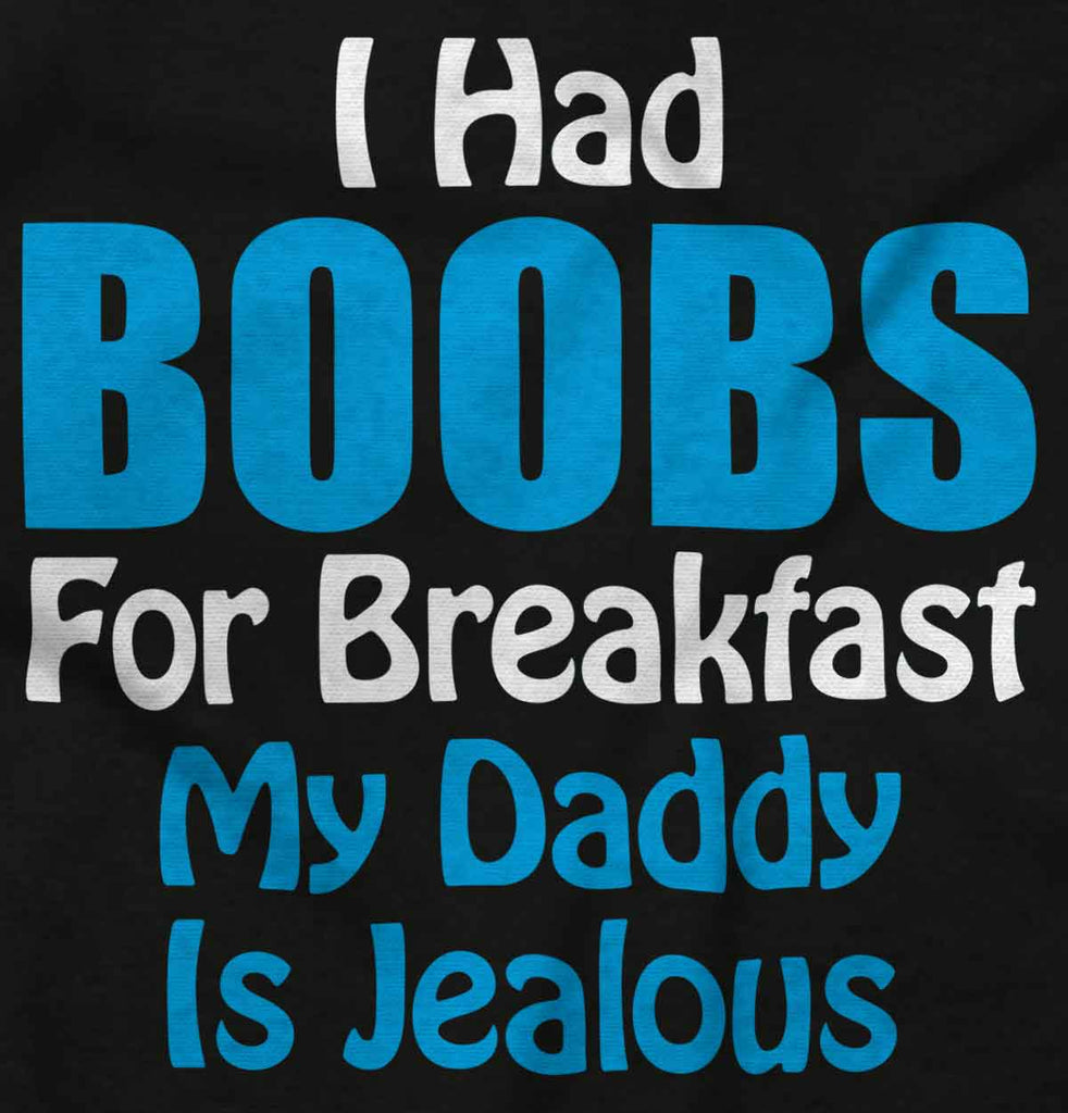 Dad Is Jealous Infant Baby Bib-Direct To Garment Print-Brisco Baby