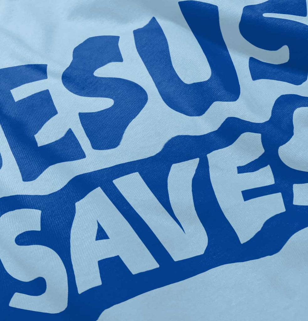 Jesus Saves Romper Bodysuit-Direct To Garment Print-Brisco Baby
