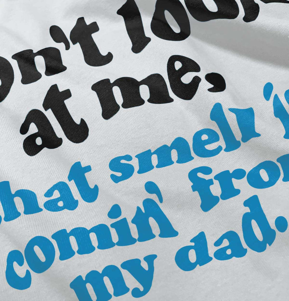 Smell From Dad Romper Bodysuit-Direct To Garment Print-Brisco Baby