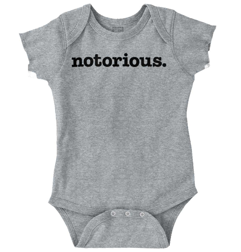 Notorious Romper Bodysuit-Direct To Garment Print-Brisco Baby