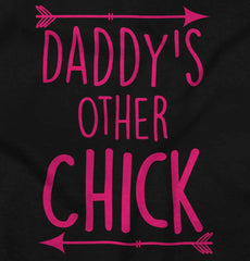 Daddy's Other Chick Romper Bodysuit-Direct To Garment Print-Brisco Baby