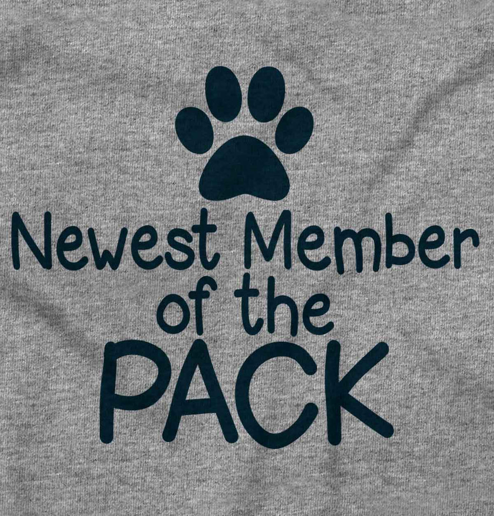 Member of the Pack Toddler Football Jersey Tee-Direct To Garment Print-Brisco Baby
