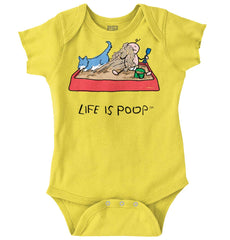 Dog Sandbox Romper Bodysuit-Direct To Garment Print-Brisco Baby