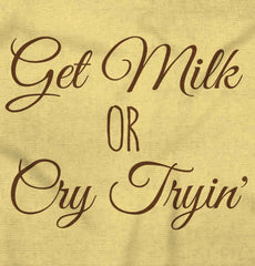 Get Milk Infant Toddler T Shirt-Direct To Garment Print-Brisco Baby