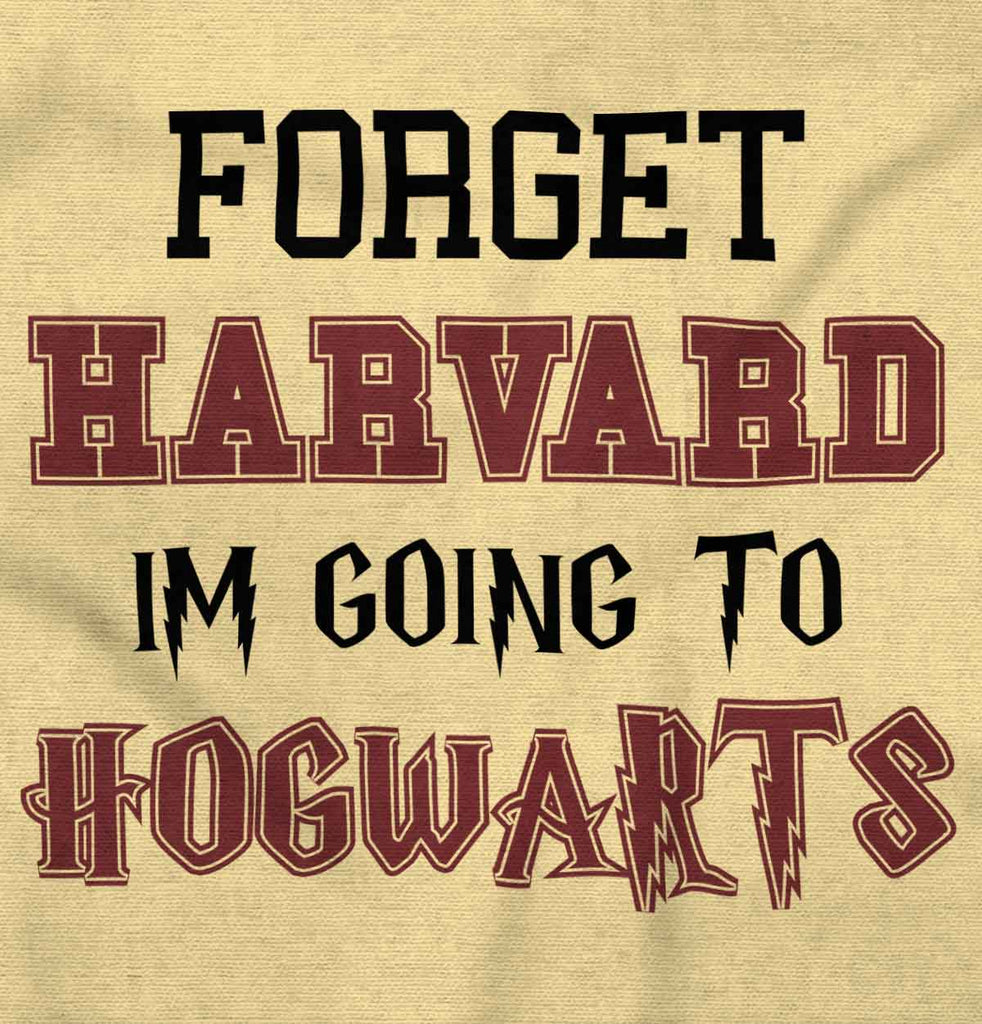 Forget Harvard Hogwarts Romper Bodysuit-Direct To Garment Print-Brisco Baby