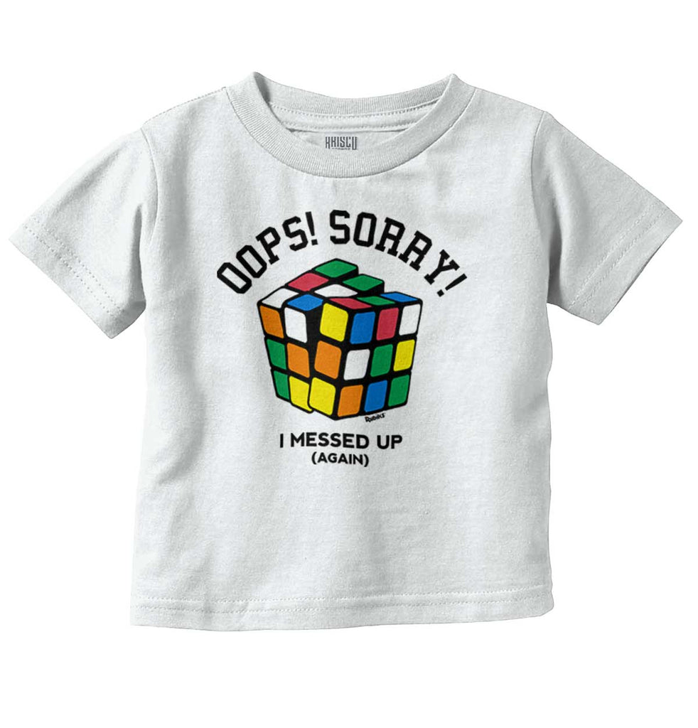 Oops I Messed Up Infant Toddler T Shirt-Direct To Garment Print-Brisco Baby