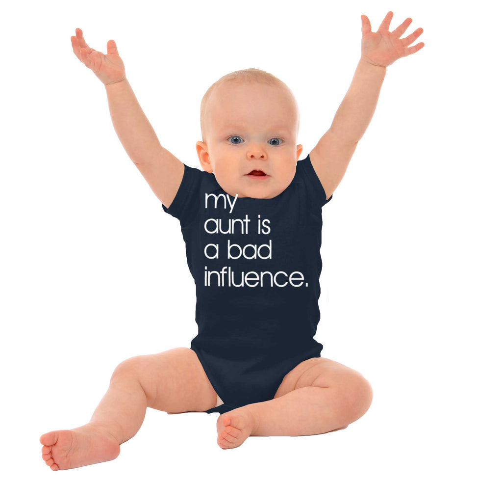 Bad Influence Romper Bodysuit-Direct To Garment Print-Brisco Baby