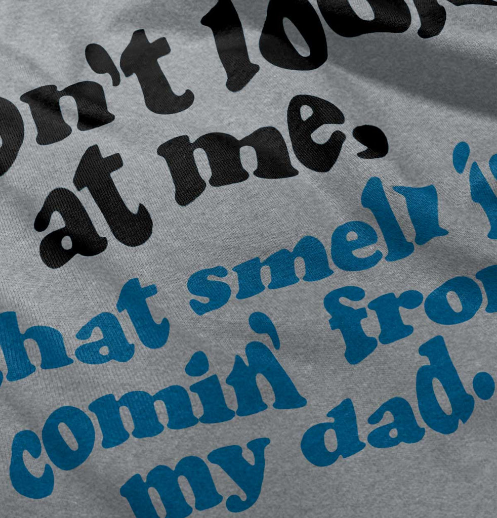 Smell From Dad Romper Bodysuit-Direct To Garment Print-Brisco Baby