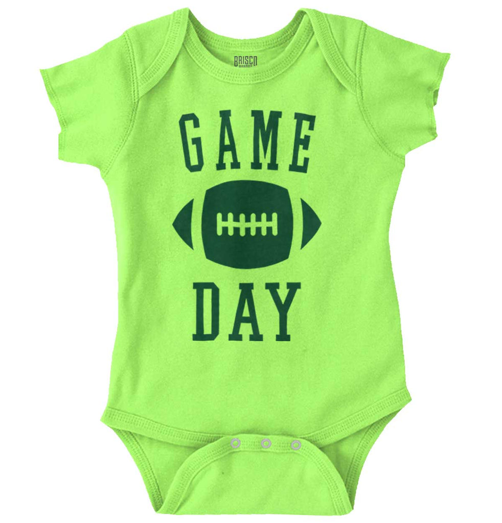 Game Day Romper Bodysuit-Direct To Garment Print-Brisco Baby