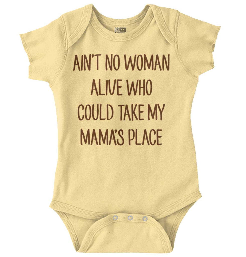 Ain't No Woman Romper Bodysuit-Direct To Garment Print-Brisco Baby