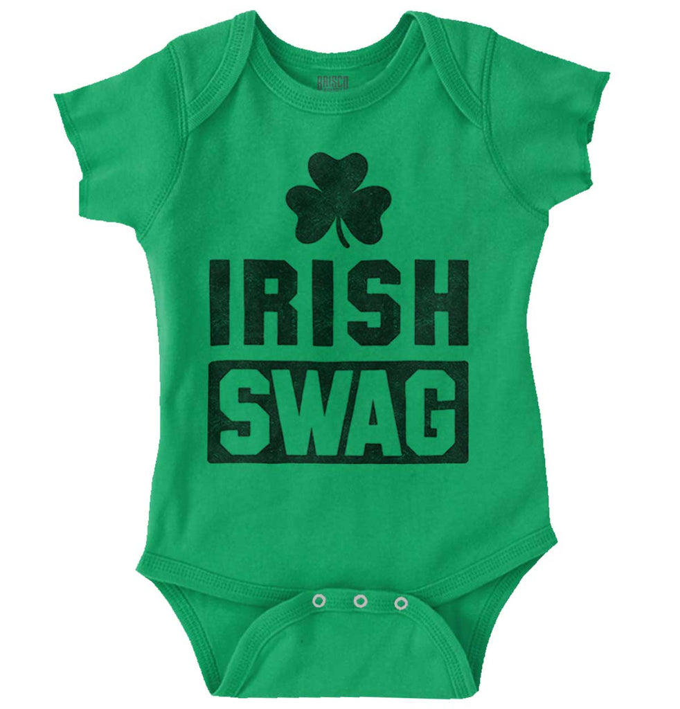 Irish Swag Romper Bodysuit-Direct To Garment Print-Brisco Baby