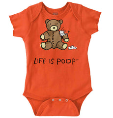 Ripped Teddy Bear Romper Bodysuit-Direct To Garment Print-Brisco Baby